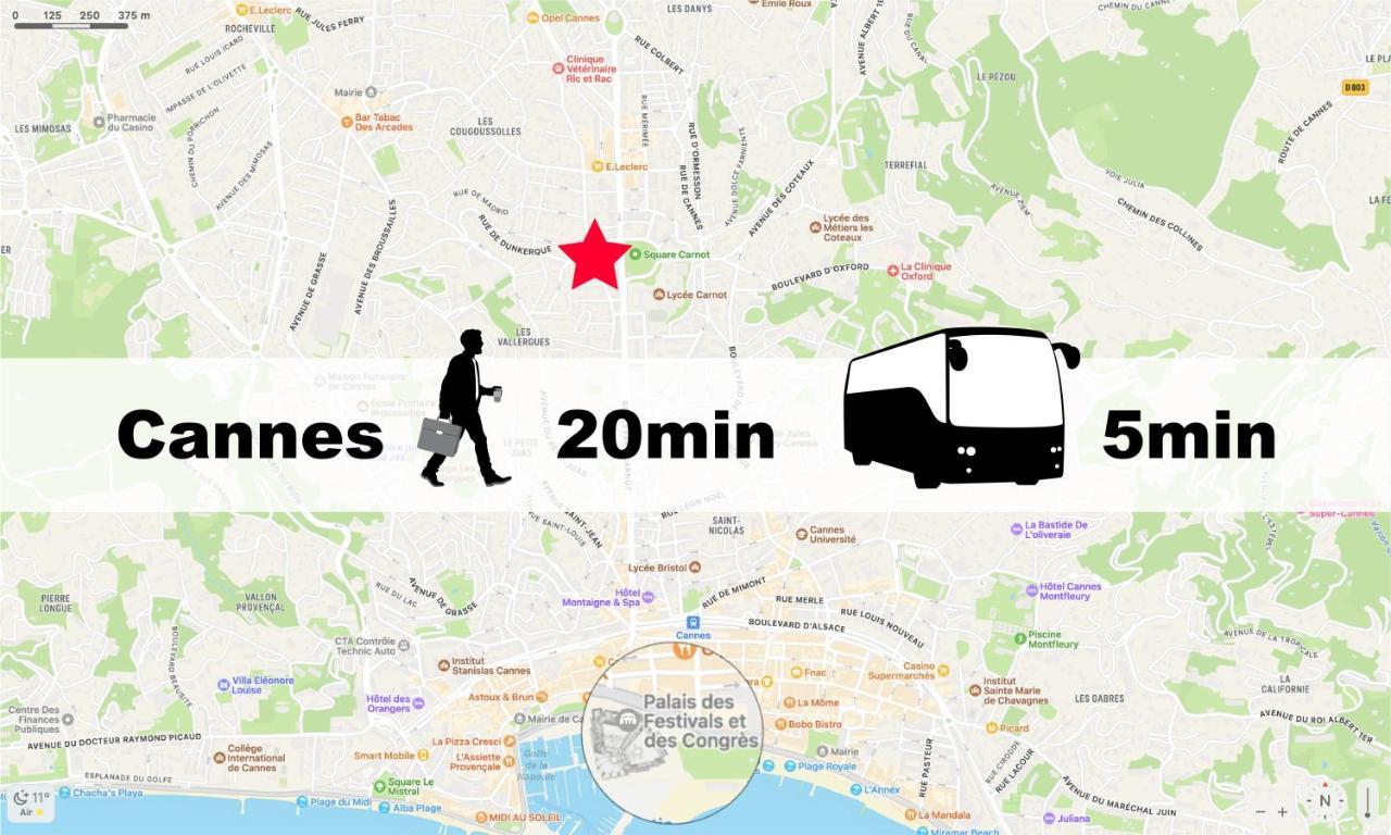 Magnifique Appartement Le Cannet,Cannes, Parking, Wifi المظهر الخارجي الصورة
